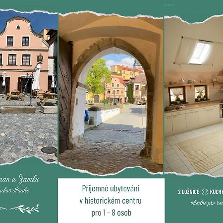 Apartman U Zamku Jindřichŭv Hradec Zewnętrze zdjęcie
