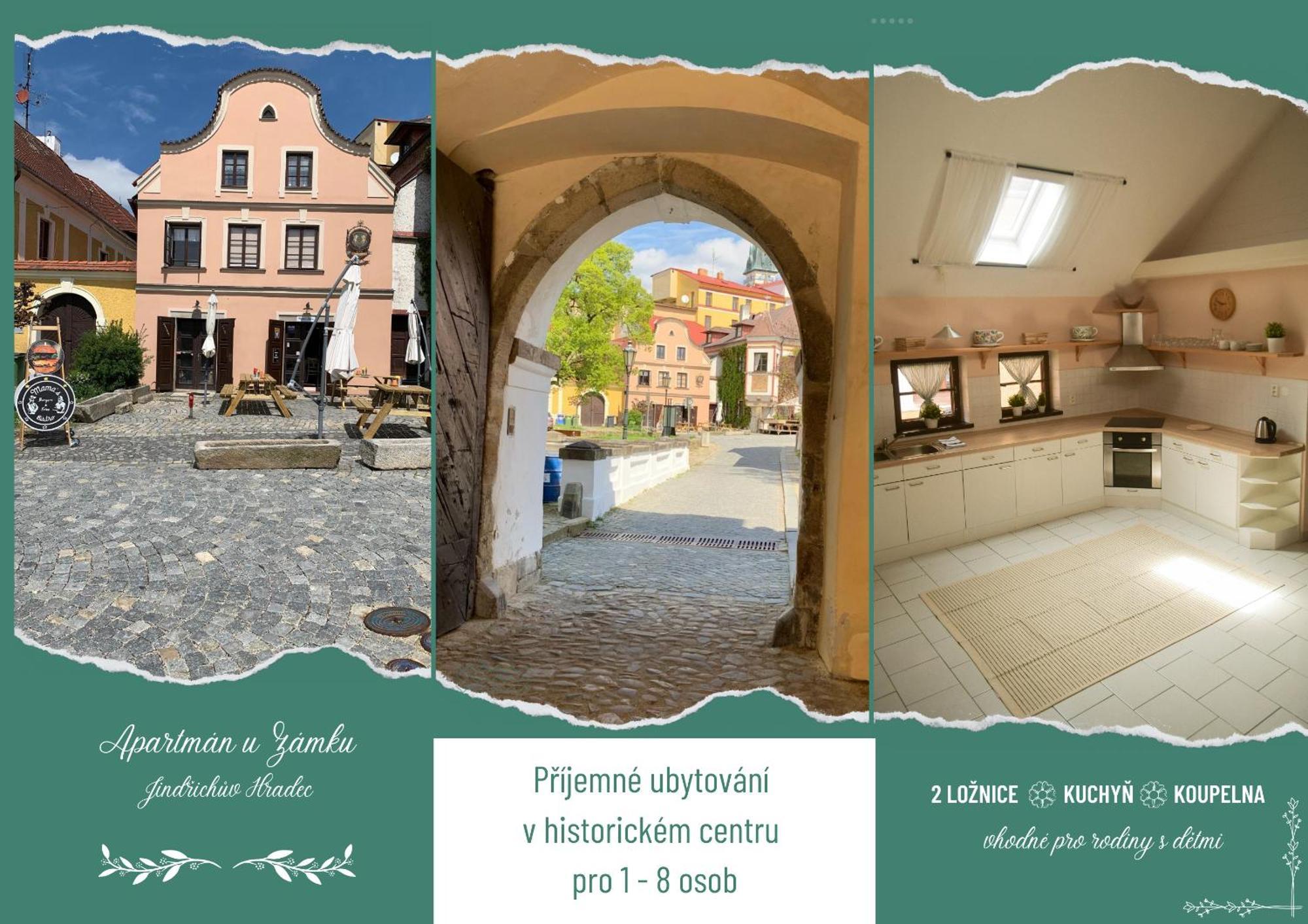 Apartman U Zamku Jindřichŭv Hradec Zewnętrze zdjęcie